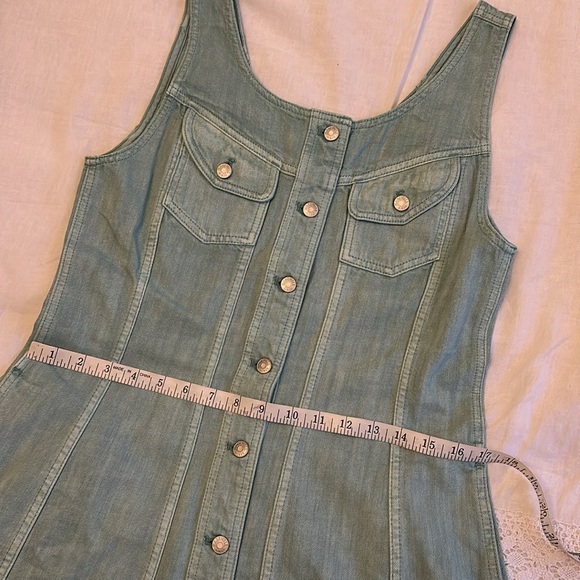 Madewell Denim Sleeveless Seamed Mini Dress - Picture 8 of 8